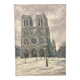 Pierre PERESS (1919-1990) Notre-Dame de Paris, Huile sur toile 1980's