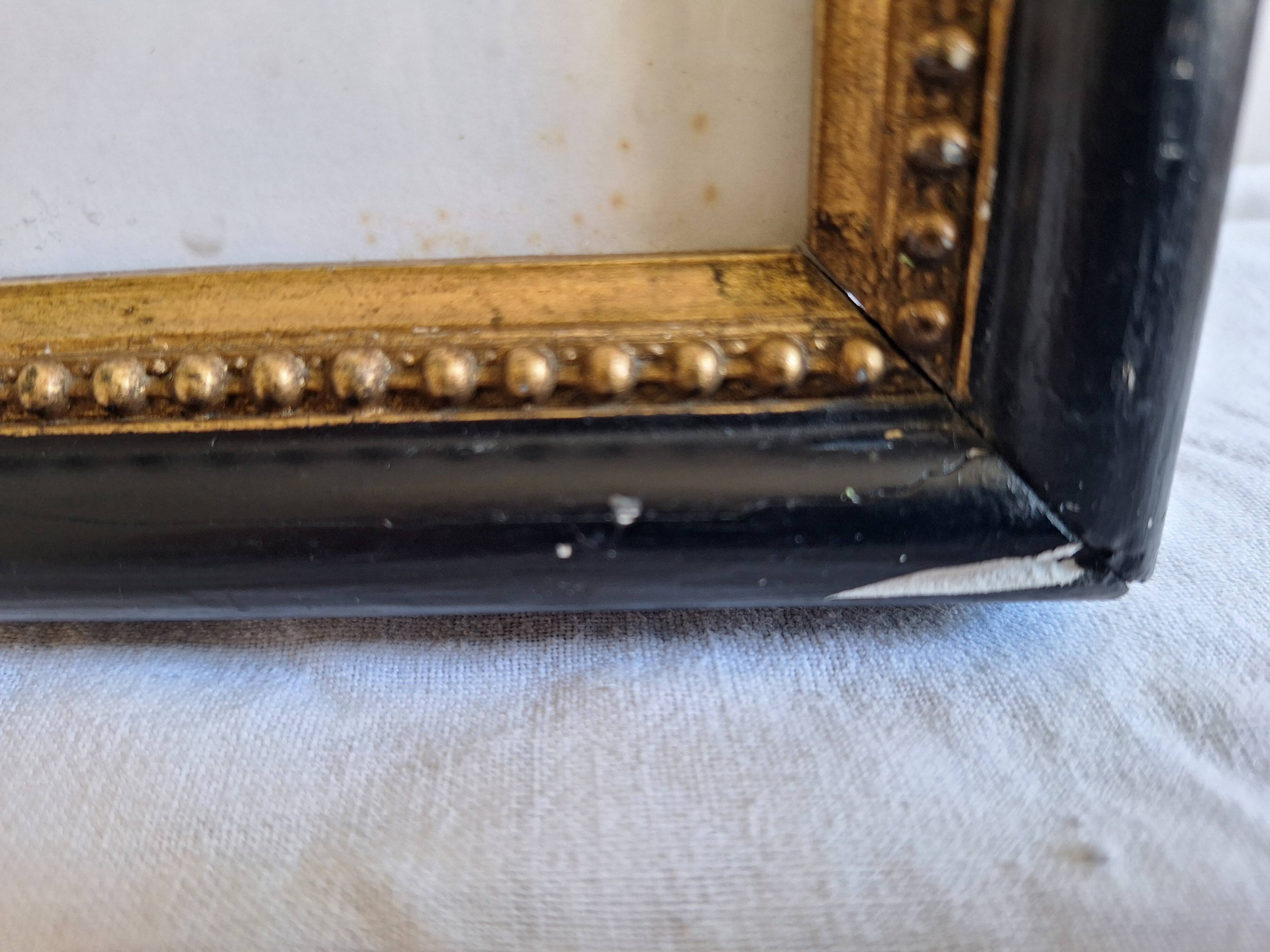 Painting signed on paper framed under glass