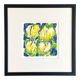 Cheerful silkscreen "yellow tulips" by Ad van Hassel, Dutch art