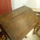 Sloping desk or writing desk in blond cherry