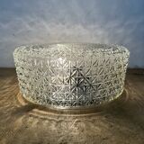 Vintage Glass Wall or Ceiling Light, 1970s