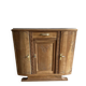 Buffet very art deco in raw walnut