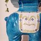 Elephant ceramic vintage plant stand side table