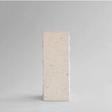 Column, limestone sheath, contemporary work.