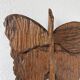 Set of 2 butterfly wall decorations sculptures 1900