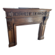 Cheminée ancienne en bois sculpté + trumeau – style Napoléon III
