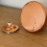 Vintage copper and ceramic kettle
