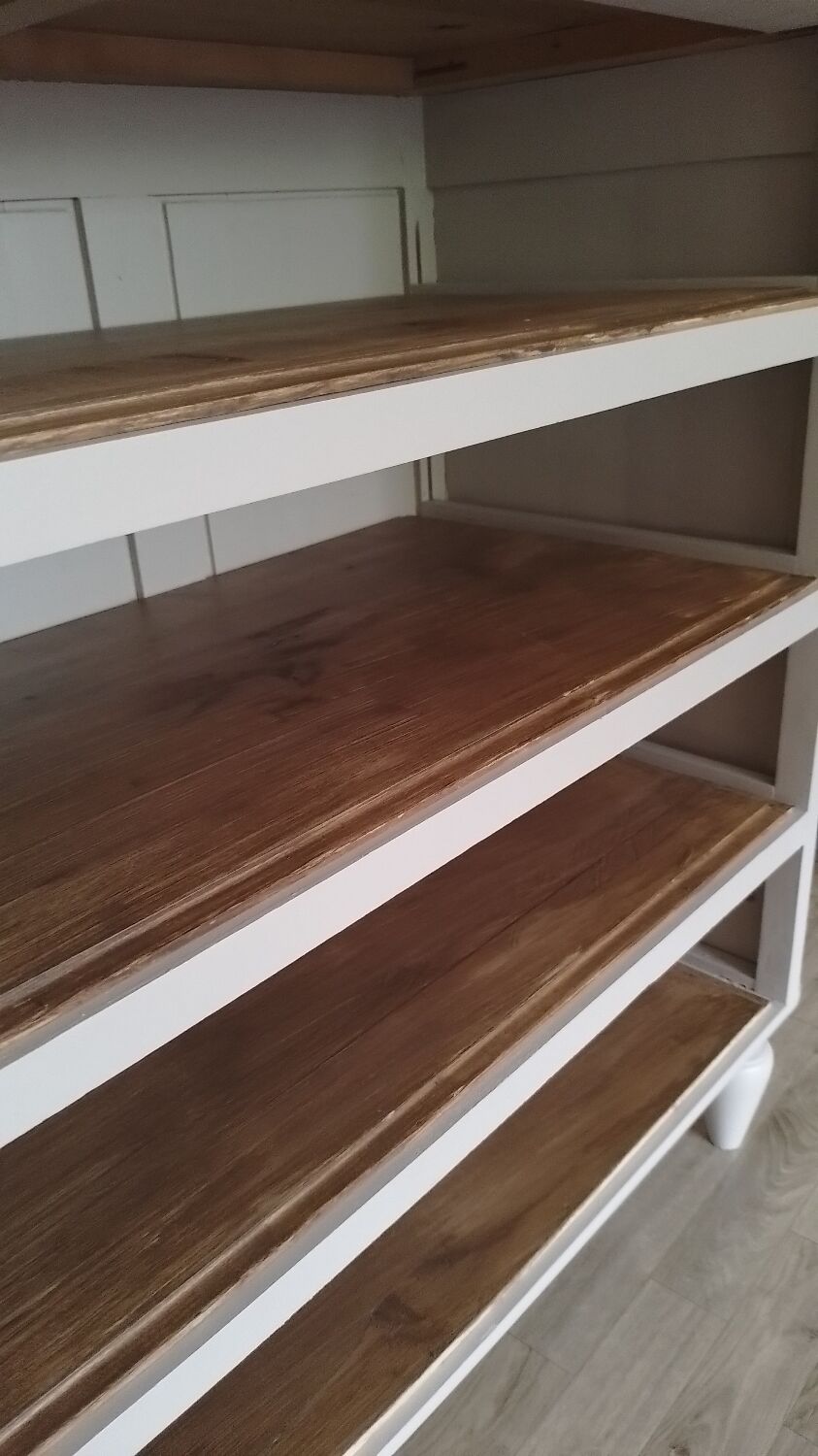 RESTORED MULTI-USE SHELF