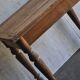 Rustic brown solid wood dining table, 1950s.