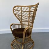 Wicker Chair by Gio Ponti and Lio Carminati, 1960s