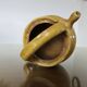Glazed yellow terracotta jug, south-west of France.