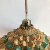 Japanese straw hat pendant lamp