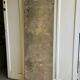 Large vintage mirror with bevelled glass.