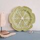Green slurry dish antique cabbage pattern
