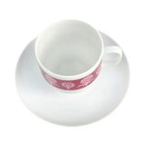 Cup and saucer, Wien style, Melitta, Germany, 1970s.