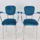 1960s Pair of Italian Armchairs in Corduroy