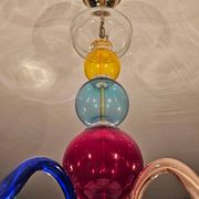 Murano glass chandelier after Gio Ponti, 1970s