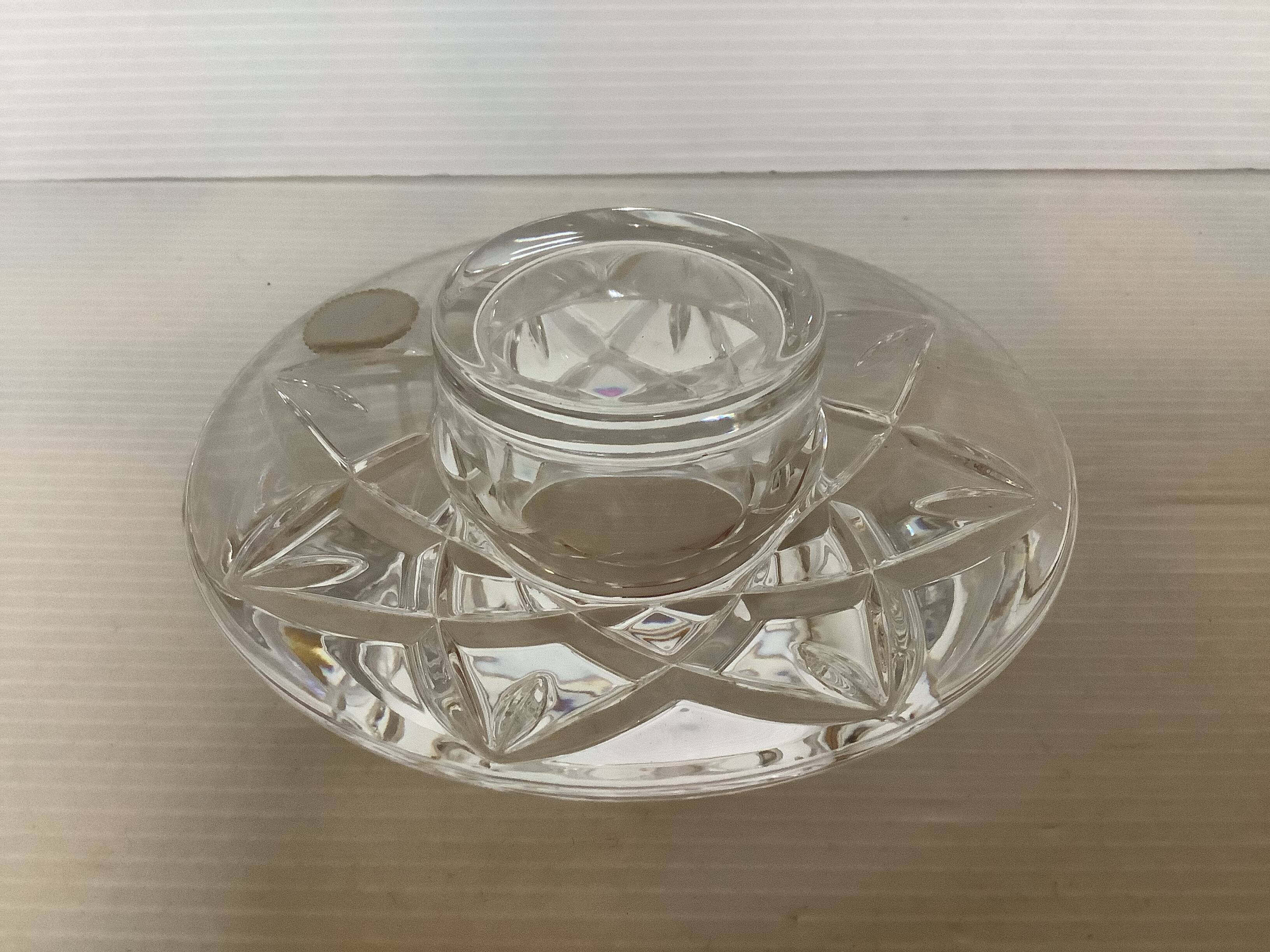 Bohemia crystal candle holder