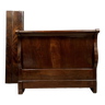 Louis Philippe period winding sleigh bed in mahogany circa 1830