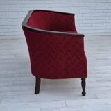 Années 1950, canapé danois 2 places, très bon état d'origine, bois de frêne.