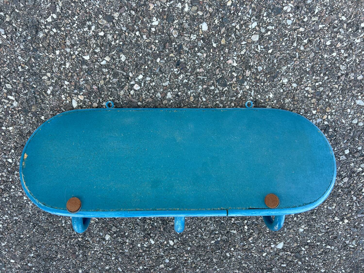 Rattan wall coat rack