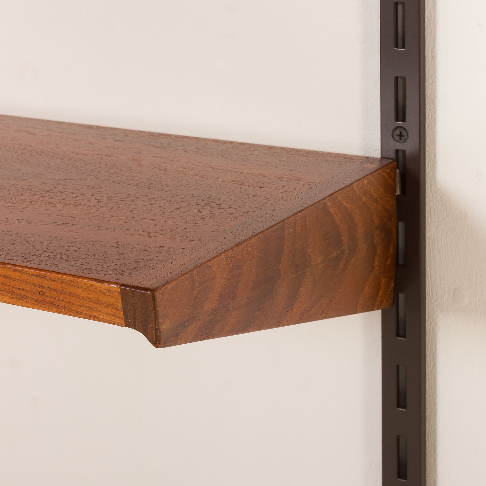 Kai Kristiansen teak shelving unit with a desk, FM Mobler, Denmark, 1960s