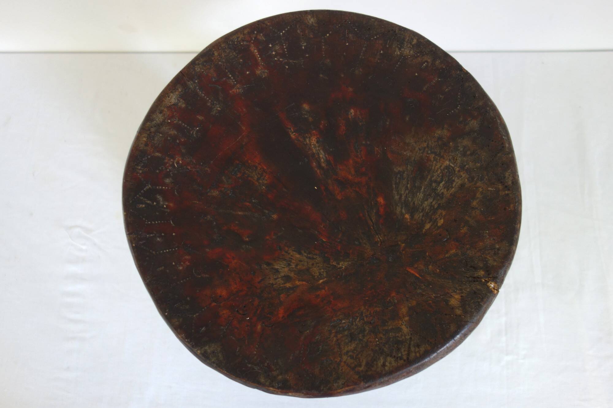 Vintage African tribal stool