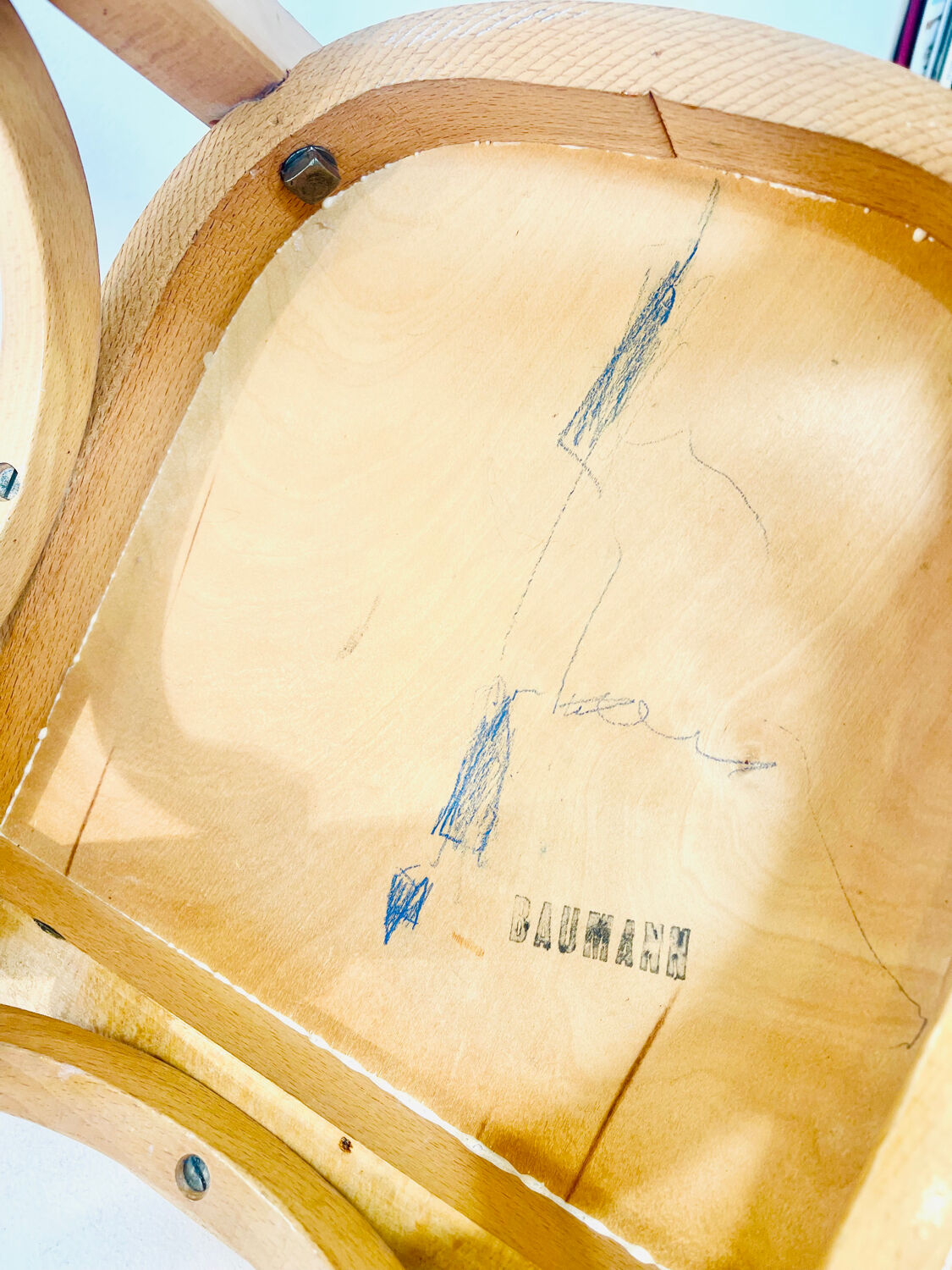 Baumann children's chair in bent beech – 1950s