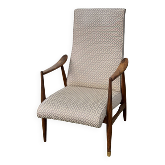 Scandinavian Style Rosewood Arm Chair