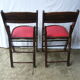 Wooden folding chairs and 60s shanghai skai