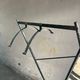 Coat rack with mirror in metal Memphis style (1980s)