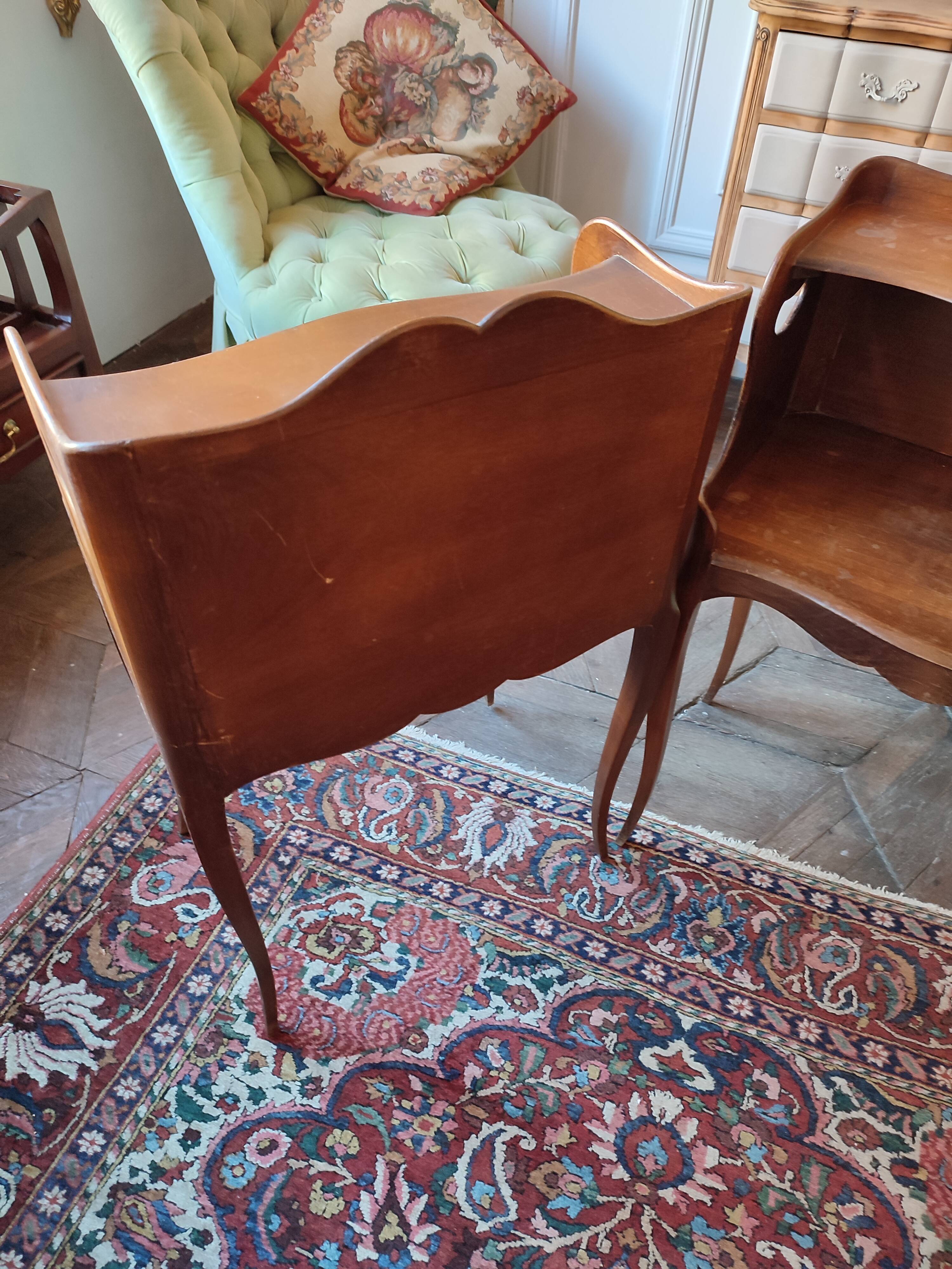 Paire de chevets niche style Louis XV