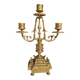 Vintage Candlestick - Brass Candlestick - 3-Arm Candlestick