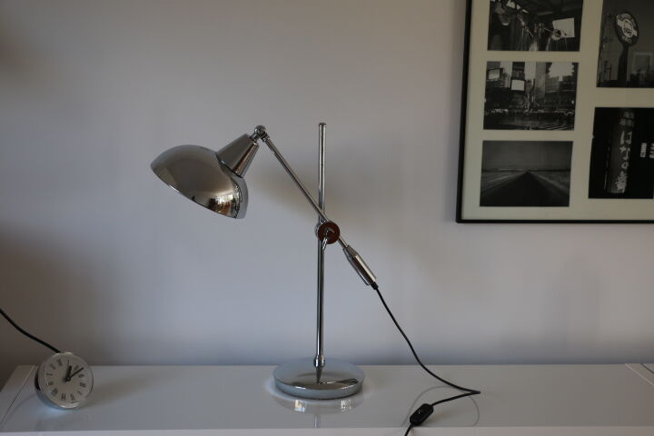 Italian chrome pendulum lamp 1970