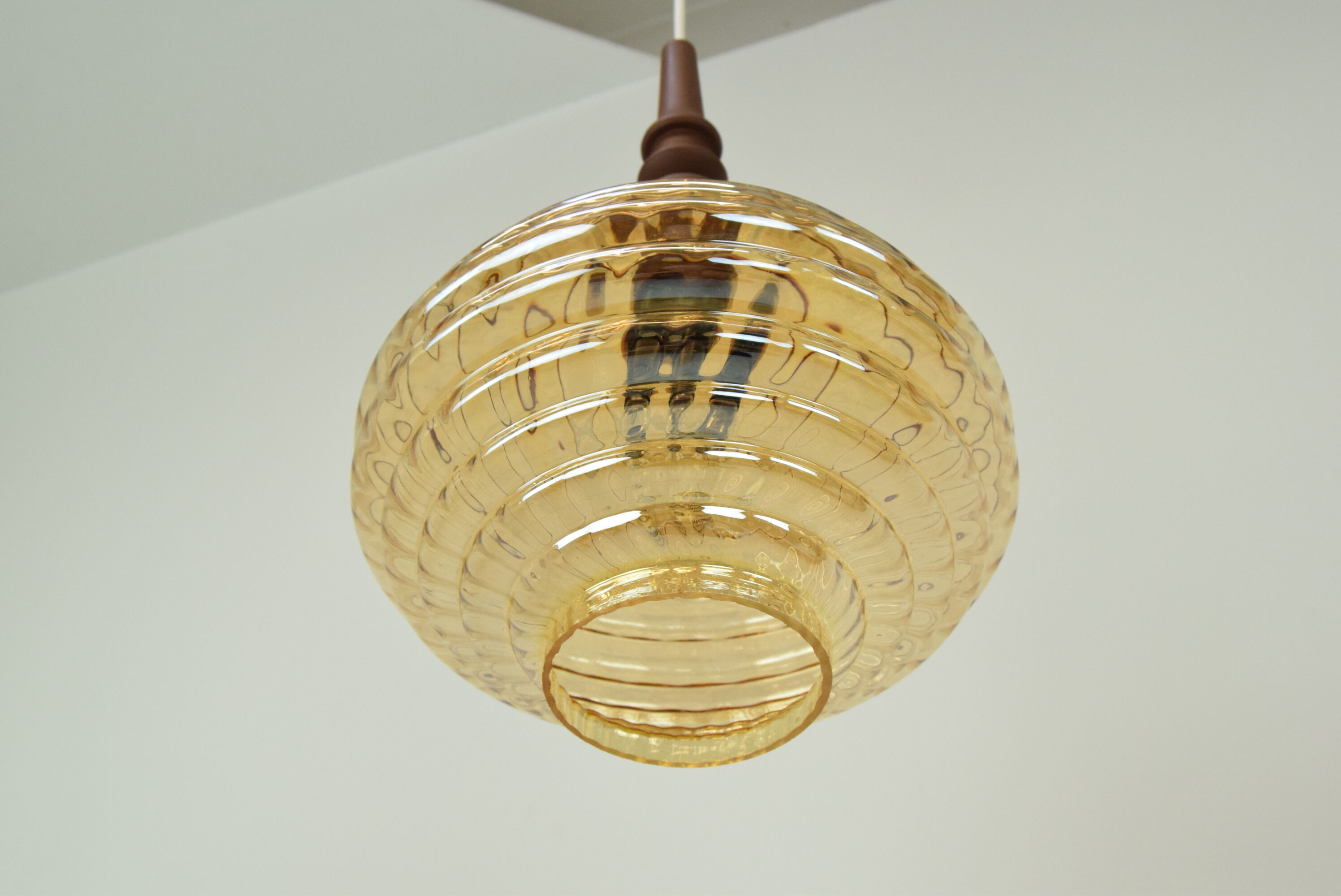 Mid-century Glass Pendant,1960's.