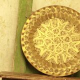 Moroccan brass tray