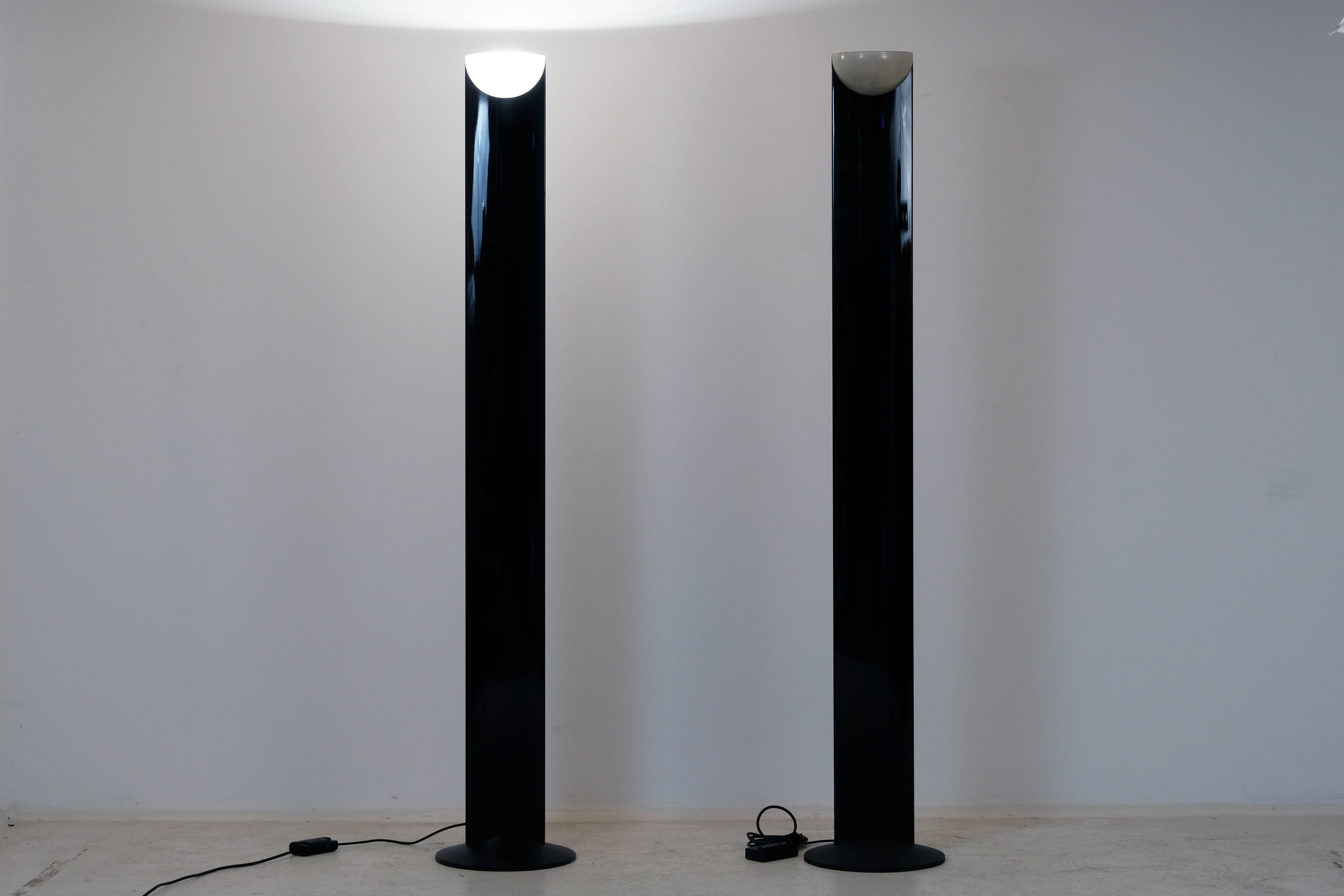 Pair of "Adonis" floor lamps by Gianfranco Frattini for Luci 1987