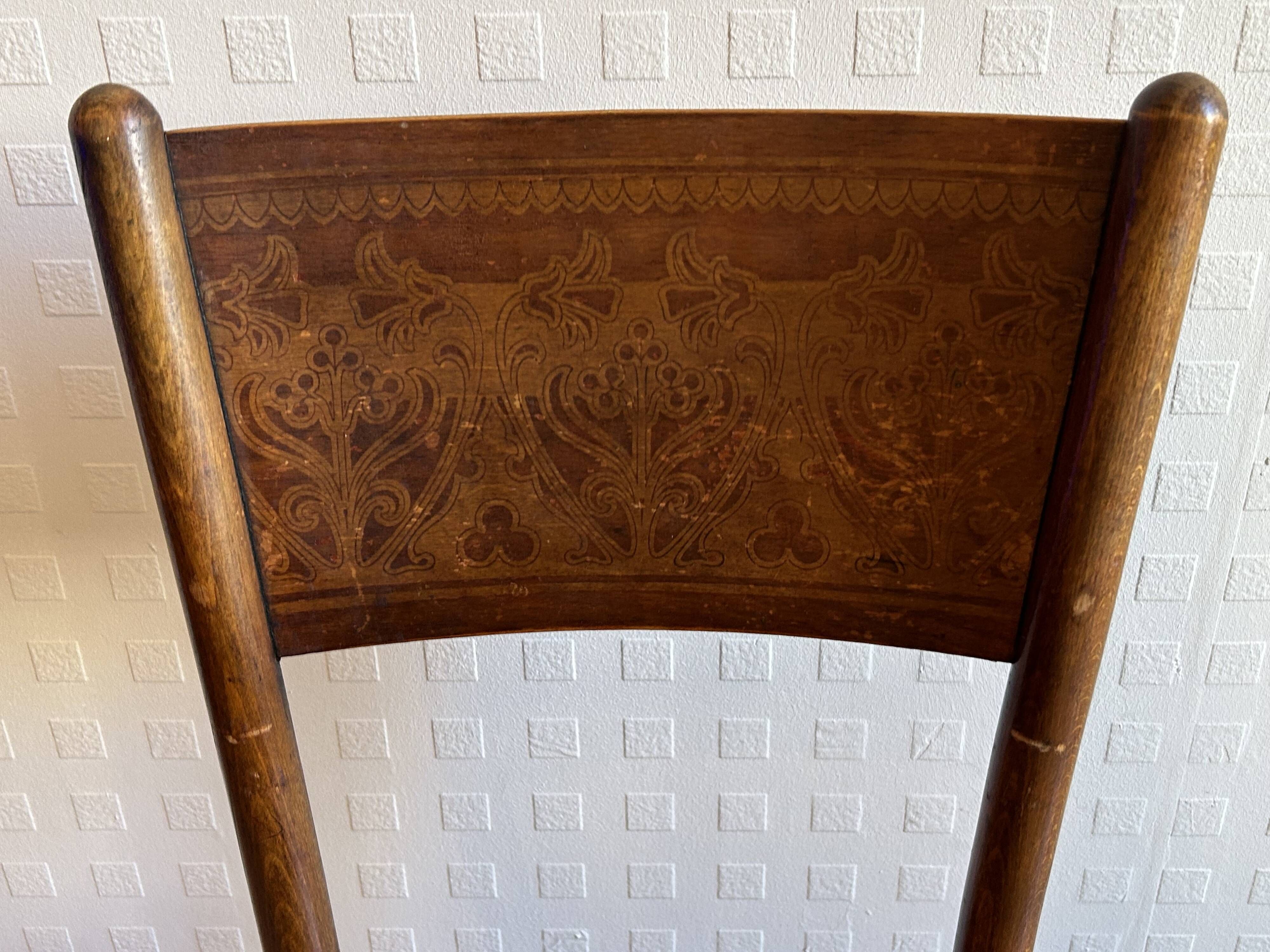 4 antique chairs by Jacob & Josef Kohn – Vienna – Art Nouveau period
