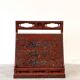 Chinese wedding chest, lacquered wood, hand-painted decoration