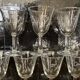 Set de 10 verres à vin gravés