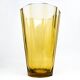 Art Deco vase, crystal, Bohemia, Czechoslovakia, 1930s
