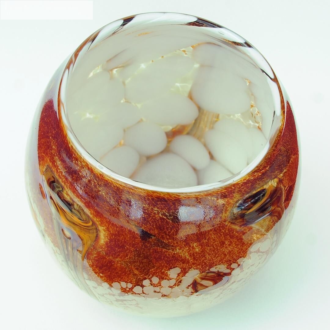 Jean Luc Gambier (1948) - vase en verre soufflé