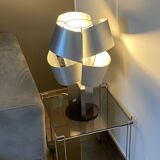 Space age lamp with max sauze lampshade. 1970.