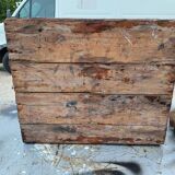 Square wooden trunk