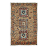Tapis Oushak en laine noué à la main turc 166 cm x 258 cm