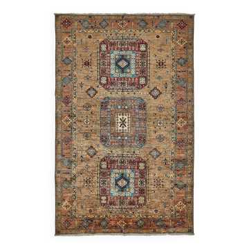 Turkish Handknotted Wool Oushak Rug 166 cm x 258 cm
