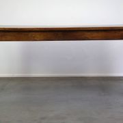 antique French oak dining table with 3 drawers and an exquisite patina