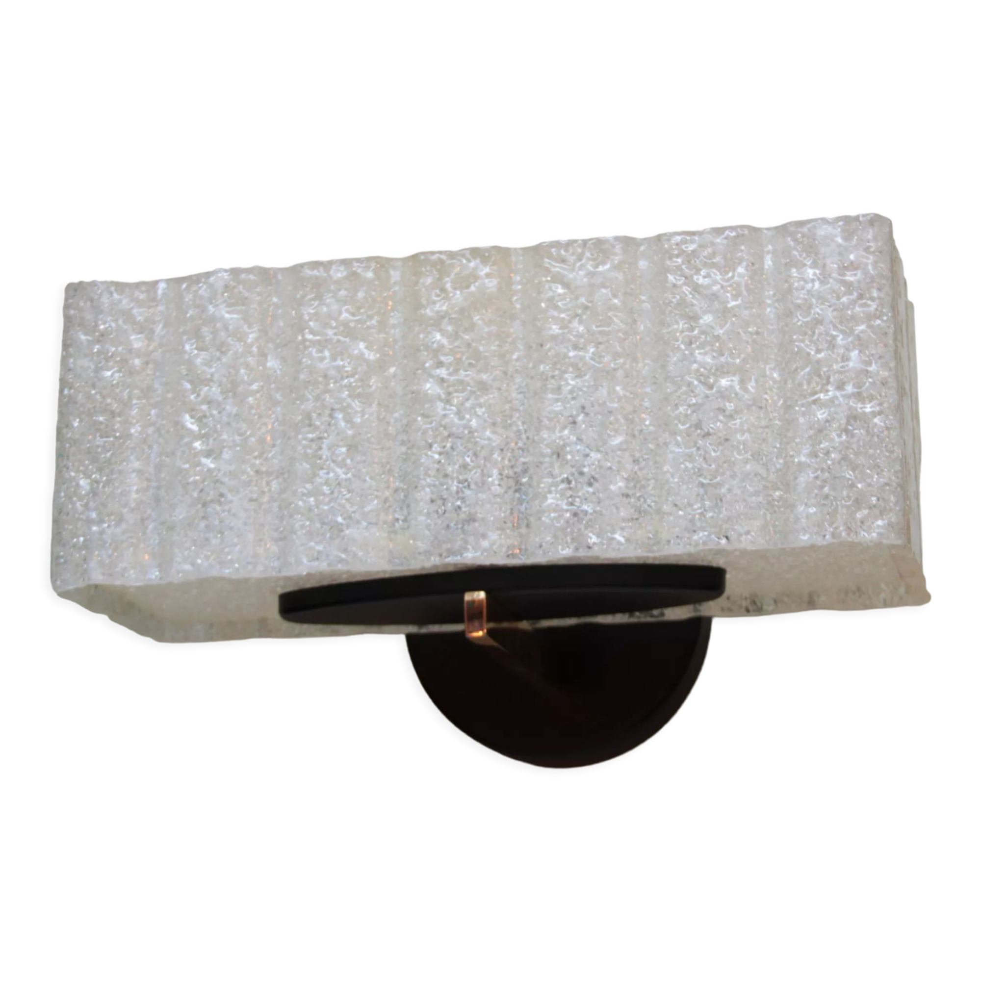 Wall lamp in perspex 60/70 rectangular old vintage decoration