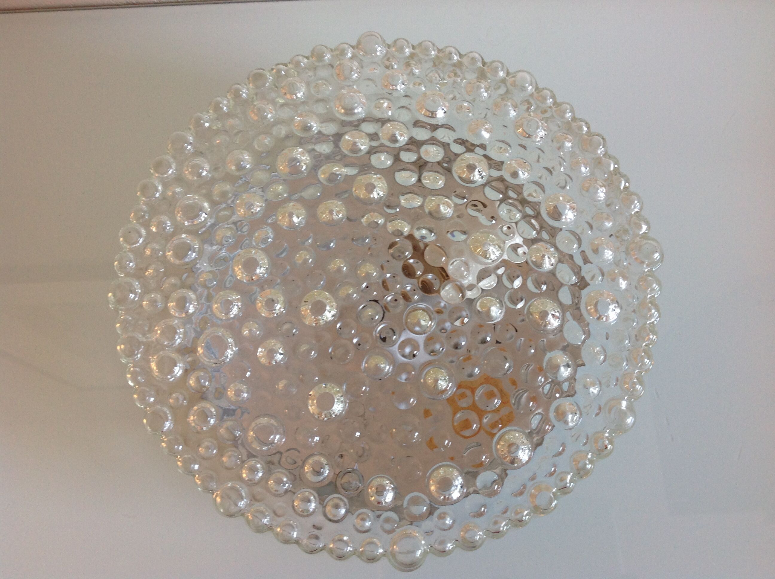 Bubble ceiling lamp by Helena Tynell for Hustadt Leuchten / vintage 60s-70s