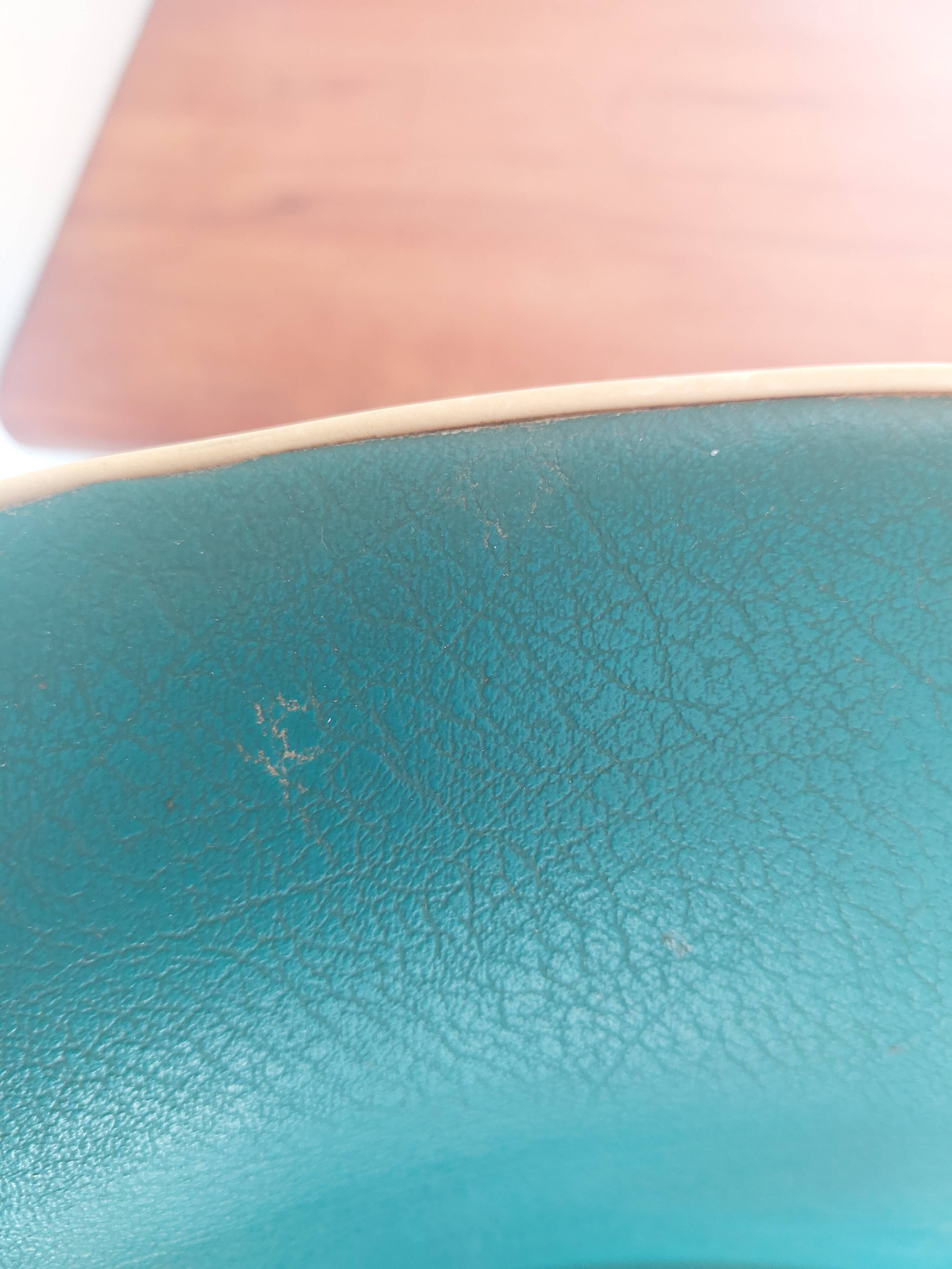 pair of green bridge armchairs